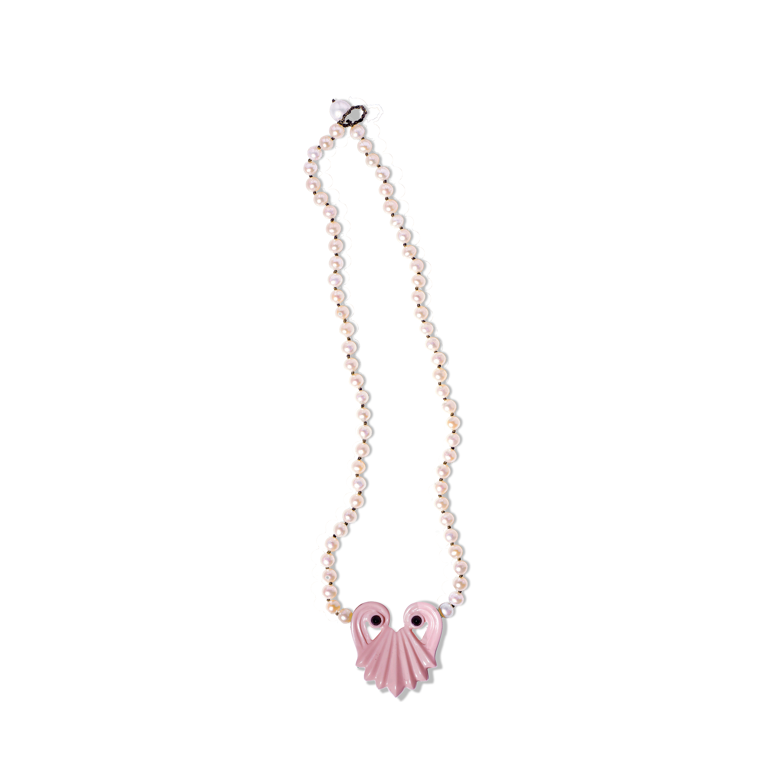 Jovis Pendant on pearl Necklace